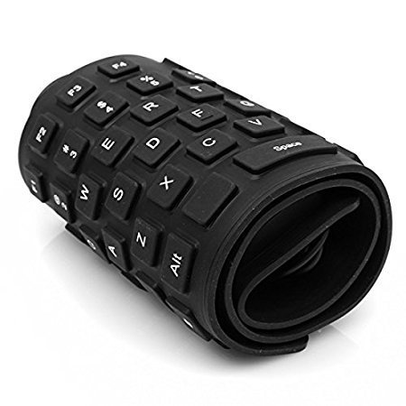 PLUTOFIT_PORTABLE_FLEXIBLE_SILICONE_FOLDABLE_WATERPROOF_WIRED_USB_KEYBOARD_(BLACK)